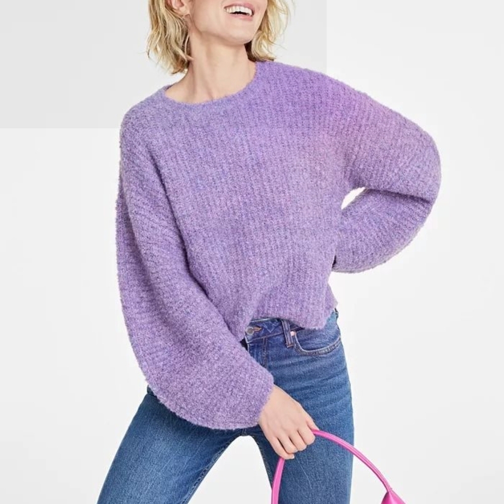 Lavender Knit Women's Sweater